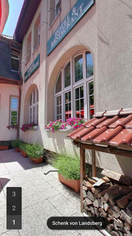 Hotel & Restaurant Schenk Von Landsberg Тойпиц Екстериор снимка